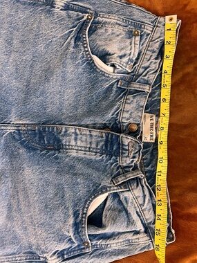 We The Free faded light blue high-rise denim jeans